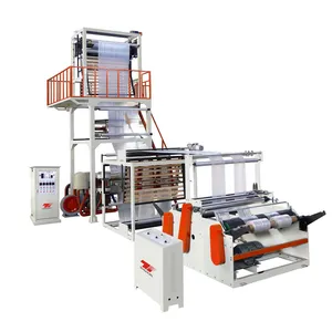 Máquina rotativa de elevación de alta velocidad ABA, máquina de soplado de película de plástico con cortador, Biodegradable, HDPE, LDPE, PE, PP