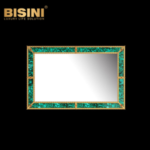 Espejo de Pared de Cobre Puro de Gran Tamaño, Espejo Clásico de Bronce para Colgar en la Pared, Ideal para Maquillaje de Actores - Product Image 1