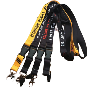 2-in-1 Anti-Lost Keychain Phone Lanyard Satin Nylon Neck Straps Sling Badge Mobile Phone ID Badges Key Ring Mobile Phone