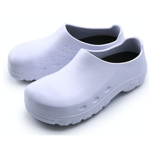 Scarpe Antiscivolo di Alta Qualità in Gomma Bianca Impermeabile, Zoccoli EVA per Chef, Calzature di Sicurezza - Product Image 4