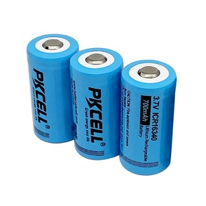 <strong>3.7v</strong> Icr 16340 <strong>Li</strong>-ion Rechargeable <strong>Battery</strong> 16340 700mAh <strong>Batteries</strong> With Flat Top for Industrial Devices