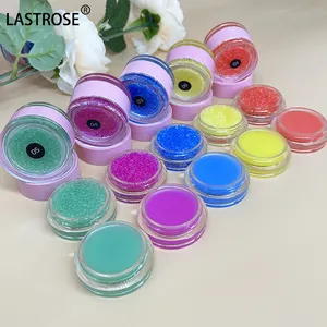 Bán buôn mỹ phẩm trang điểm Lip chà và Balm với hộp kem lipmask double side 2 trong 1 có hương vị lipcream