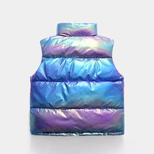 Automne hiver nouveau gilet à la mode garçon Type coréen fermeture éclair manteau en coton enfants garçon épais réfléchissant garçons Boutique vêtements - Product Image 3