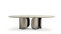 Luxe léger luxe villa de luxe table à manger en bois massif table à manger en marbre haut de gamme moderne rectangulaire console personnalisable