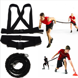 Bandas de Resistencia de Látex de Doble Resistencia <span class=keywords><strong>para</strong></span> Entrenamiento, Carrera de Campo, Fuerza Explosiva, Aptitud Física, Muestra Gratuita, Negro AW - Product Image 1