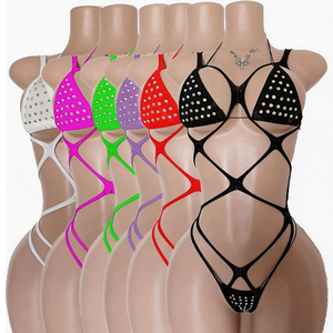 Vadulyer Costumes Sexy à Diamants pour Spectacle, Disponibles en 6 Couleurs, Toutes Taxes Comprises - Product Image 1