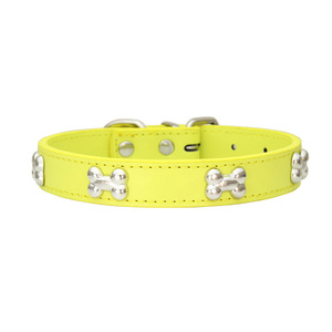 <span class=keywords><strong>Collar</strong></span> de Cuero Personalizado para Mascotas Pequeñas, <span class=keywords><strong>Collar</strong></span> de PU con Nombre y Letras Sólidas, Personalizable, DIY - Product Image 6