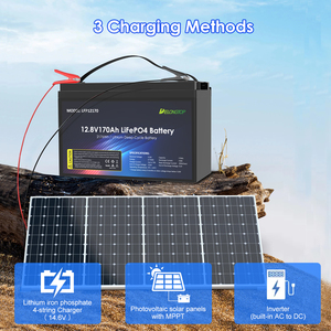 DELONGTOP Nouvelle Arrivée Batterie Lithium-Ion Rechargeable 12.8V 170AH pour Chauffage 12V, Alimentation Sans Coupure (UPS) et Stockage d'Énergie Solaire LFP12170 Del - Product Image 6