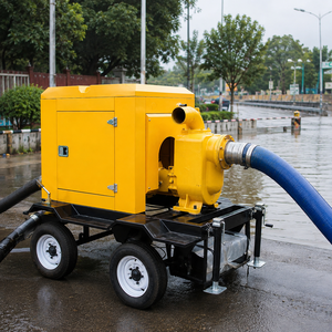 Pompa Elettrica Mobile su Rimorchio per il Controllo delle Inondazioni, Pompa Idraulica ad Alta Pressione per Drenaggio e Soccorso Comunale, Anti-Intasamento - Product Image 2