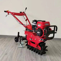 Nuevo Tipo de Tractor Walkbehind/Mini cultivador rotativo Autopropulsado/cultivadores agrícolas Mini máquina cultivadora de cadena