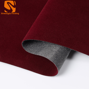 Vải nhung trơn màu dùng làm lớp lót cho bao bì rượu vang - Product Image 1
