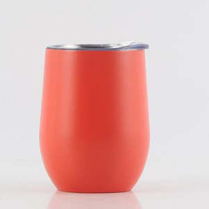 <span class=keywords><strong>Caspian</strong></span> RTS tazza da caffè calda in acciaio inossidabile 12 once vernice colorata a doppia parete isolata forma d'uovo thermo copps tumblr bicchiere da vino - Product Image 5