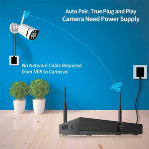 Système de caméra de sécurité CCTV TSEye 8CH, IP67, étanche, extérieur, vision nocturne sans fil, surveillance, caméra IP Wifi, kit NVR - Product Image 4