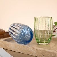 Verres à whisky multicolores en verre, design minimaliste, style moderne, disponibles en gros, avec pointe perlée, pour hôtels et usages multiples