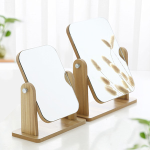 Toptan 360 derece özel Modern masa kare kozmetik makyaj masası aynası kişiselleştirilmiş dönebilir soyunma tablo ayaklı ayna - Product Image 2