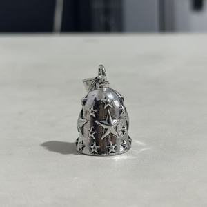 Colgante de Aleación con Forma de Estrella de Cinco Puntas y Bandera Nacional, Campana de San Patrón para Motociclistas, Productos Personalizados Transfronterizos - Product Image 3