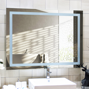 <span class=keywords><strong>Hotel</strong></span> espejos de pared niebla función libre sin marco de vidrio Baño LED iluminado espejo de baño - Product Image 6