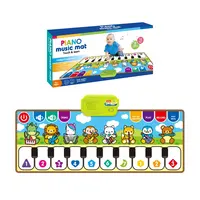 HUADA 2021 حجم صغير الطفل الكلمة البيانو الرقص حصيرة اللعب التعليمية الموسيقية لوحة المفاتيح لعب للأطفال