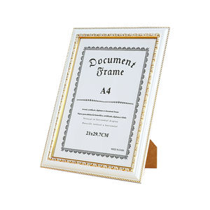 Cornice Portafoto A4 per Diploma di Laurea, Espositore da Tavolo per Documenti e Certificati, Accessori di Design - Product Image 1