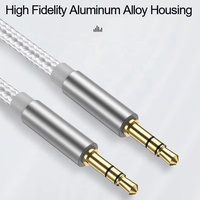 Meistverkauftes 3,5-mm-Auto-Klinkenkabel, AUX-Audiokabel, Stecker auf Stecker, Kopfhörer-Verlängerungskabel für Telefon, Kopfhörer, Lautsprecher, Schwarz