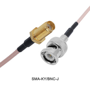 Laiton-Câble KY vers <span class=keywords><strong>BNC</strong></span>-J Câble adaptateur RF du processeur BRAX d'alimentation RG316 - Product Image 2