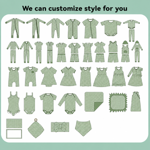 Pijamas de Bambú para Bebé Recién Nacido, Unisex, con Doble Cremallera, para Uso Diario, con Estampado Personalizado al por Mayor - Product Image 3