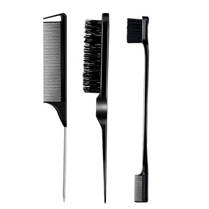 Salon de coiffure de haute qualité <span class=keywords><strong>brosse</strong></span> peigne <span class=keywords><strong>chignon</strong></span> peigne cheveux cuir chevelu peigne Massage - Product Image 1