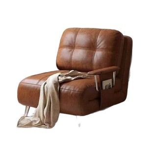 Sofá cama de estilo vintage, individual/bifuncional, nuevo modelo 2025, multifuncional, extensible, para sala de estudio, estilo retro, ideal para espacios pequeños - Product Image 2