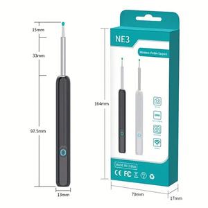 Kit de Nettoyage d'Oreille IFINE Beauty Intelligent à 3 Axes, <span class=keywords><strong>Otoscope</strong></span> à Connexion Wifi avec Écran HD et Lumière, Grande Vente - Product Image 2