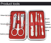 Kit de manucure en vente flash, mini-set de manucure avec personnalisation, outils de manucure de haute qualité pour homme et femme