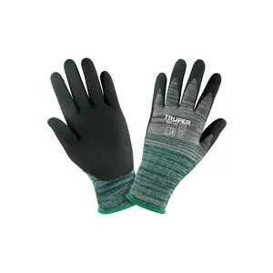 BOX 6 Gants en nylon enduits de nitrile sablé, M, TRUPER - Product Image 1