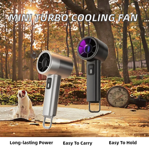 Ventilador de Mano Portátil Mini Turbo 2026, Recargable por USB, Plegable, 1200mAh, Nuevo Diseño, Alta Velocidad - Product Image 2