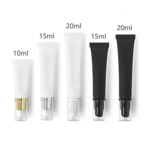 Private Label 10g 20g 30g Vacuum Pump Head Cosmetic Tube Foundation Essence Primer Packaging Empty <b>Squeeze</b> Pressurized <b>Bottle</b> - Product Image 1