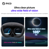 Casque de réalité virtuelle Pico 4 VR RTS 8G 128G tout-en-un, lunettes VR 3D Pico4, écran 4K+ pour le Metaverse et le jeu en streaming
