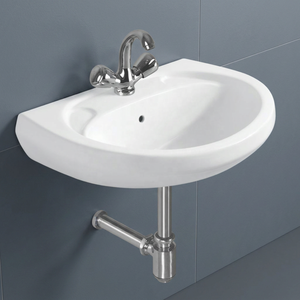 Corner Ceramic Wall Hung Wash Basin Space Saving Bathroom Sink for Hotel Commercial Project Wholesale Supply - Product Image 6