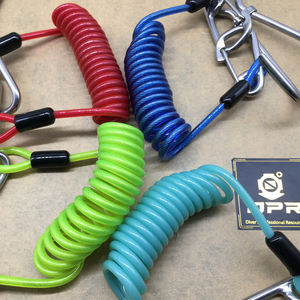 DPR Scuba <span class=keywords><strong>Divers</strong></span> Multicolor Rojo Azul Verde Púrpura Gancho de arrecife de acero inoxidable con cordón flexible duradero - Product Image 5