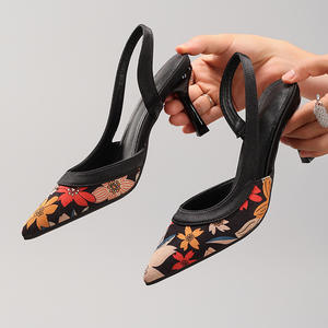 Deslumbrantes Zapatos de Tacón Ombre para Mujer, Color Degradado, Punta en Pico, Zapatos de Noche para Mujer - Product Image 2