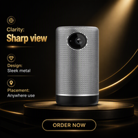 Projecteur d'écran à courte focale V6U Smart Home Cinéma Vidéo Laser LED Extérieur Mini Portable Ultra Android 14 Wi-Fi