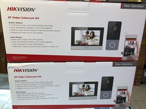 Kit de Videoportero IP Hikvision DS-KIS603-<span class=keywords><strong>P</strong></span>(B) <span class=keywords><strong>para</strong></span> Villa o Casa, Solo un Botón de Llamada - Product Image 1