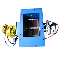 Vanne de Coulisse Pneumatique Industrielle HENT PGV pour Silo B200-B630, Contrôle du Débit de Solides en Vrac 120°C pour Ciment, Cendres Volantes, Matières Sèches