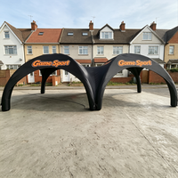 Tente dôme gonflable Spider pour événements professionnels, installation rapide, pour stand de moto et d'auto