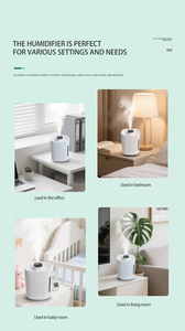 Humidificador ultrasónico inteligente personalizado para el hogar, de 5L de gran capacidad, humidificador de aire portátil de vapor frío para habitaciones grandes - Product Image 4