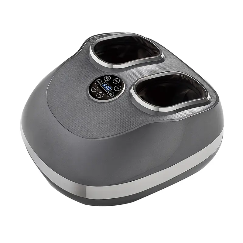 Shiatsu Vibração Hot Pernas e Pés Massagem Máquina Pernas De Compressão De Ar Ajustável Rolling Massage Foot Massager