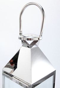 Grote Outdoor Home Decor Accessoires Bruiloft Decoratief Glas Rvs Goud Lantaarn Set Zilver Gouden Kaars Lantaarn - Product Image 3