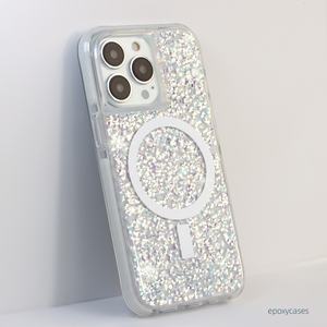 Funda de Teléfono Móvil de Lujo con Brillantina y Diamantes de Diseño Egipcio para iPhone 15 13 14 11 Pro Max - Product Image 1