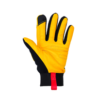 Gants de cyclisme HAIYI Premium en cuir de mouton, à doigts entiers, respirants, extensibles, antidérapants, avec sangle de poignet réglable et boucle