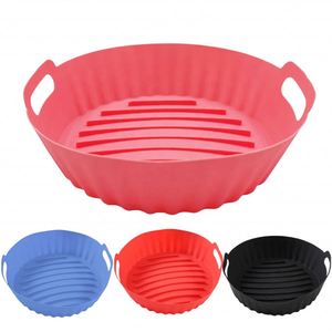 Tapis de cuisson en silicone souple et écologique pour friteuse à air, panier de cuisson réutilisable antiadhésif résistant à la chaleur - Product Image 2