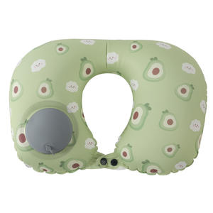 Oreiller de voyage gonflable en forme de U Yide, rafraîchissant et portable pour adultes, en polyester, 28x26x14cm - Product Image 4