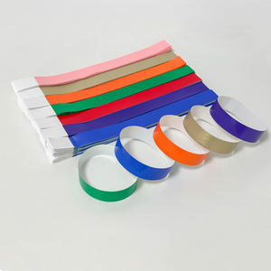Pulseras de Papel Impermeables Personalizadas de Un Solo Uso para Identificación en Eventos Promocionales y Fiestas - Product Image 4