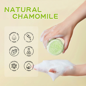 Tự Nhiên Hoa Cúc Dầu Gội Thanh Nhãn Hiệu Riêng Bền Vững Dưỡng ẩm Hỗ Trợ Mạnh Mẽ Và Khỏe Mạnh Tóc Rắn Thuần Chay Dầu Gội Thanh 90G - Product Image 3